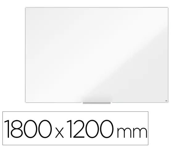 Imagen Pizarra blanca nobo nano clean ip pro lacada magnetica 1800x1200 mm