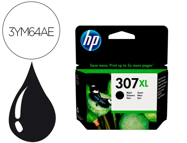 Imagen Ink-jet hp envy pro 6420 negro alta n 307xl/1000 paginas