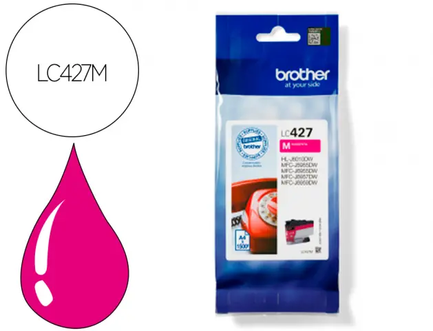 Imagen Ink-jet brother lc427m mfcj5955dw / 6955dw magenta 1500 paginas