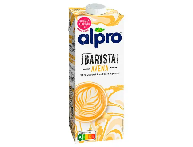 Imagen Bebida de avena alpro 100% vegetal especial para barista con vitaminas brik de 1 litro