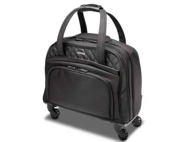 Imagen Maletin para portatil kensington con ruedas seora contour 2.0 executive bal spinner 15,6" negro / rosa