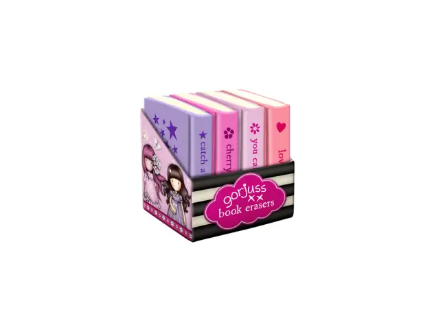 Imagen Goma safta con forma de libro gorjuss sparkle & bloom 2