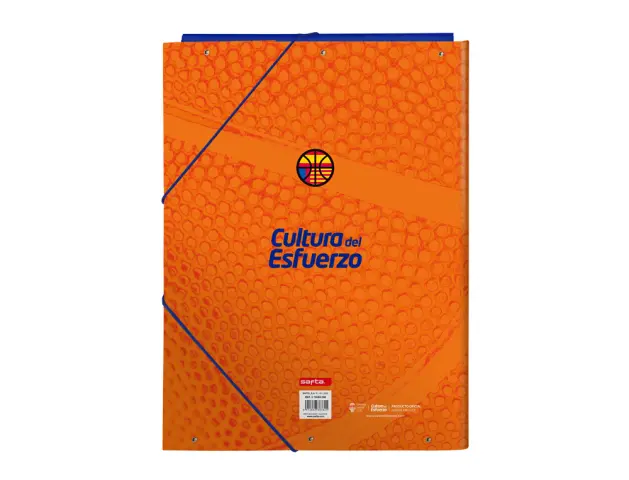 Imagen Carpeta gomas safta folio solapas valencia basket club 260x25x335 mm 2