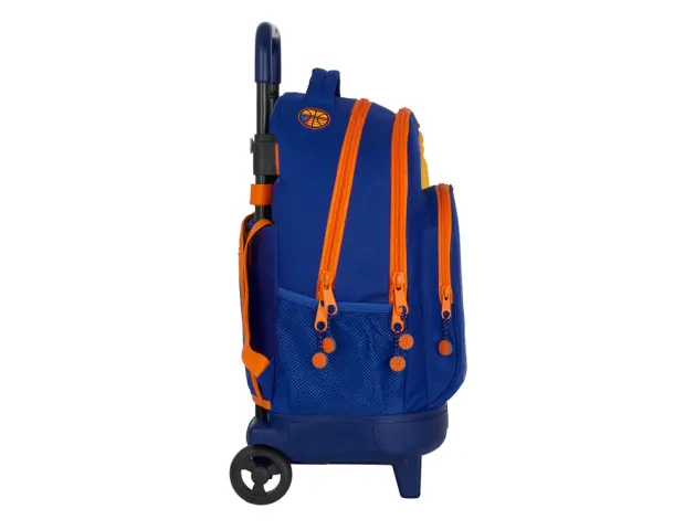 Imagen Cartera escolar safta con carro valencia basket club mochila grande con ruedas compact extraible 330x220x450 4