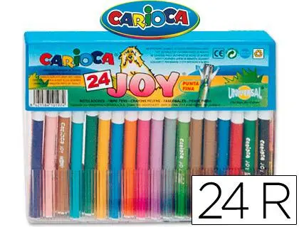 Imagen ROTULADOR CARIOCA JOY CRISTAL 24COL