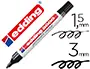 Imagen Rotulador edding marcador permanente 3000 negro -punta redonda 1,5-3 mm 2