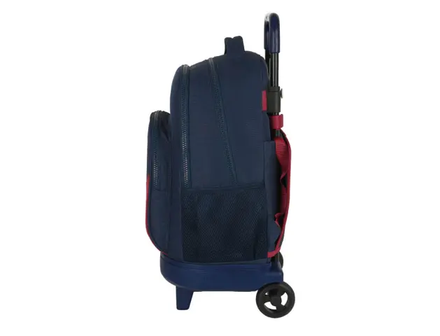 Imagen Cartera escolar safta con carro mochila grande con ruedas compact extraible 330x220x450 mm f.c. barcelona 3
