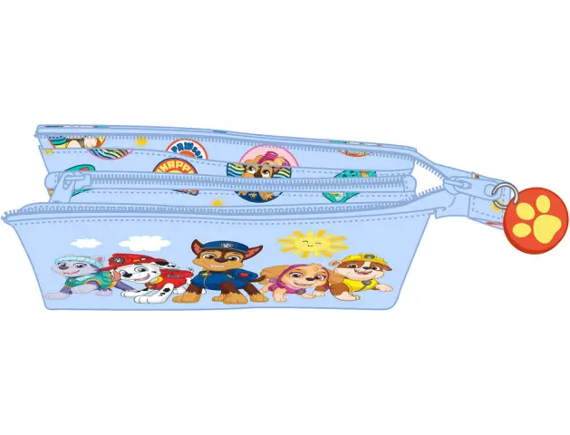 Imagen Bolso escolar portatodo safta triple 220x30x120 mm paw patrol sunshine 2