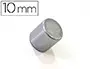 Imagen Imanes extrafuertes bi-office sujecion ideal para pizarra magneticas 10 mm plateados blister de 2 imanes 2