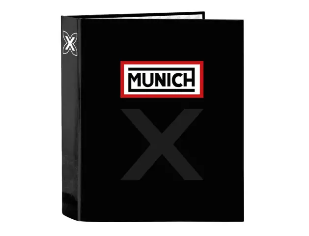 Imagen Carpeta safta folio carton 4 anillas lomo ancho 270x60x330 mm munich deep night
