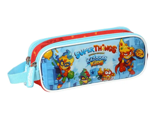 Imagen Bolso escolar safta portatodo doble 210x60x80 mm superthings kazoom kids
