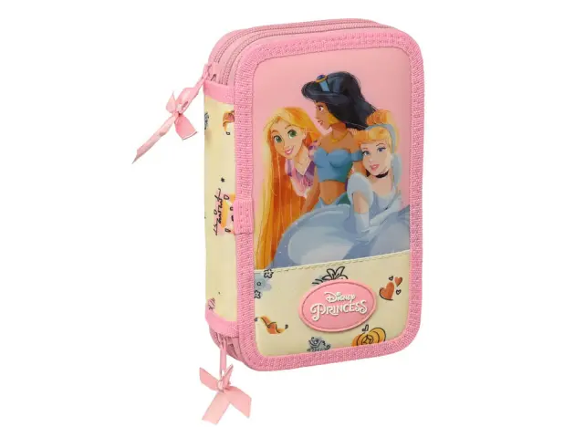 Imagen Plumier safta doble cremallera pequeo princesas disney magical 195x125x40 mm