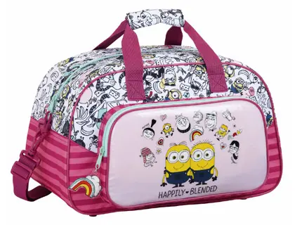 Imagen Cartera escolar safta minions girl bolsa deporte 400x240x230 mm