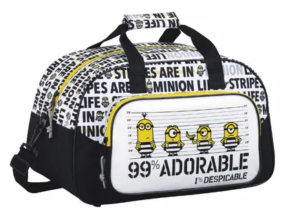 Imagen Cartera escolar safta minions bolsa deporte 400x240x230 mm
