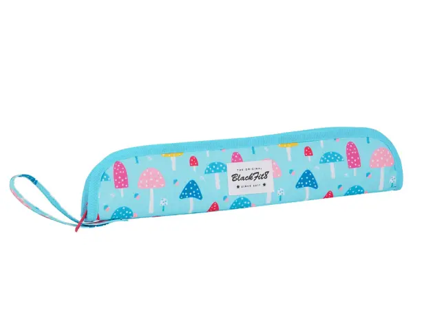 Imagen Bolso escolar safta portatodo blackfit8 mushrooms portaflauta 370x20x80 mm