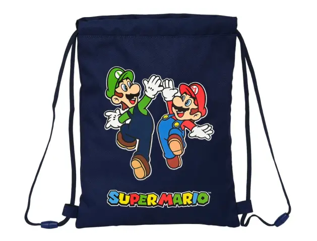 Imagen Saco plano safta junior super mario 340x260x10 mm