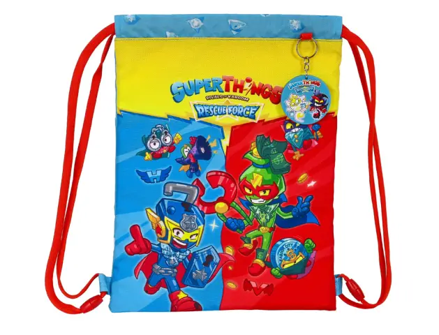 Imagen Saco plano safta junior superthings rescue force 340x260x10 mm