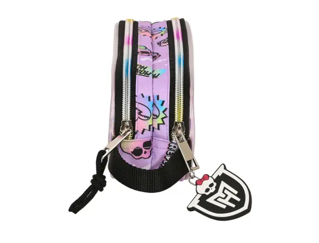 Imagen Bolso escolar portatodo safta doble monster high best boots 80x210x60 mm 3