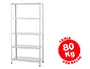 Imagen Estanteria metalica ar storage 180x90x40 cm 5 estantes 80 kg por estante color blanco 2