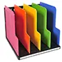 Imagen Organizador de armario exacompta modulotop negro multicolor vertical 5 compartimentos 300x288x255 mm 2