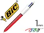 Imagen Boligrafo bic cuatro colores shine rojo punta de 1 mm 2