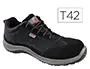 Imagen Zapatos de seguridad deltaplus asti piel de serraje afelpado suela de composite negro talla 42 2