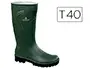 Imagen Bota deltaplus de seguridad jouca pvc verde suela de tacos talla 40 2