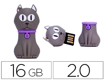Imagen Memoria usb techonetech flash drive 16 gb 2.0 felix the cat