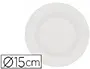 Imagen Plato papel reciclable blanco 15 cm paquete 100 unidades 2