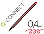 Imagen Rotulador q-connect punta de fibra fine rojo 0.4 mm 2