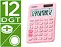 Imagen Calculadora casio ms-20uc-pk sobremesa 12 digitos tax +/- color rosa 2