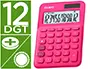 Imagen Calculadora casio ms-20uc-rd sobremesa 12 digitos tax +/- color fucsia 2