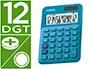Imagen Calculadora casio ms-20uc-bu sobremesa 12 digitos tax +/- color azul 2