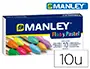 Imagen Lapices cera manley fluor y pastel caja de 10 colores surtidos 2