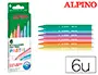 Imagen Rotulador alpino standard pastel caja de 6 colores surtidos 2