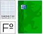 Imagen Cuaderno espiral oxford school classic tapa polipropileno folio 80 hojas cuadro 4 mm con margen verde 2