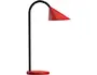 Imagen Lampara de escritorio unilux sol led 4w brazo flexible abs y metal rojo base 14 cm diametro 2