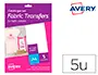 Imagen Papel transfer avery para camisetas algodon color blanco ink-jet din a4 pack de 5 hojas 2