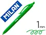 Imagen Boligrafo milan p1 retractil 1 mm touch verde 2