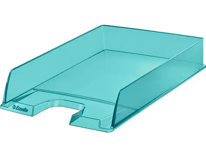 Imagen Bandeja sobremesa esselte plastico colour ice color azul 254x61x350 mm