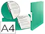 Imagen Carpeta esselte 2 anillas 25 mm din a4 colour ice polipropileno color verde 2