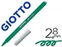 Imagen Rotulador giotto turbo color lavable con punta bloqueada unicolor verde oscuro 2