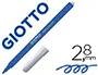 Imagen Rotulador giotto turbo color lavable con punta bloqueada unicolor azul oscuro 2