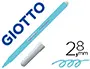 Imagen Rotulador giotto turbo color lavable con punta bloqueada unicolor azul claro 2