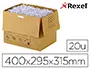 Imagen Bolsa de residuos rexel reciclable para destructora auto+300x capacidad 40 l pack de 20 unidades 400x295x315 mm 2