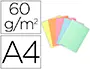 Imagen Subcarpeta cartulina exacompta din a4 paquete de 100 unidades colores pastel surtidos 60 gr 2