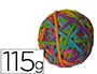 Imagen Gomillas elasticas colores q-connect bola de 115 gr 2