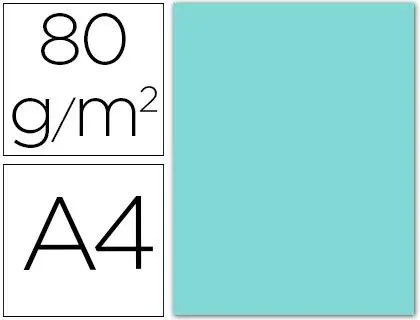 Imagen Papel Liderpapel 80 Gr 15H Celeste