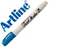 Imagen Rotulador artline supreme brush pintura base de agua punta tipo pincel trazo variable azul 2
