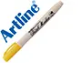 Imagen Rotulador artline supreme brush pintura base de agua punta tipo pincel trazo variable amarillo 2